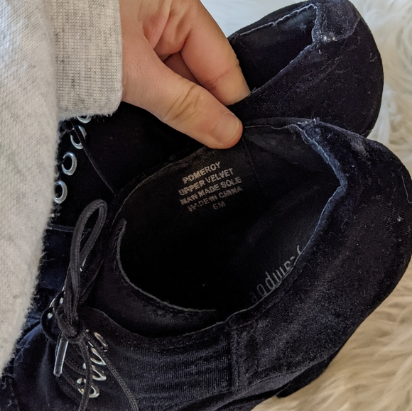 Jeffrey campbell Pompey black velvet heels 6 - Picture 3 of 4